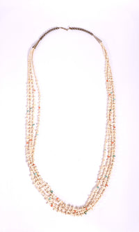 Santo Domingo Pueblo Shell and Heishi Necklace