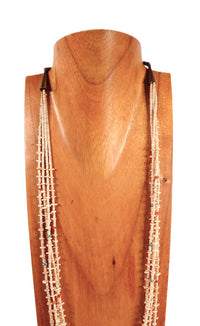 Santo Domingo Pueblo Shell and Heishi Necklace