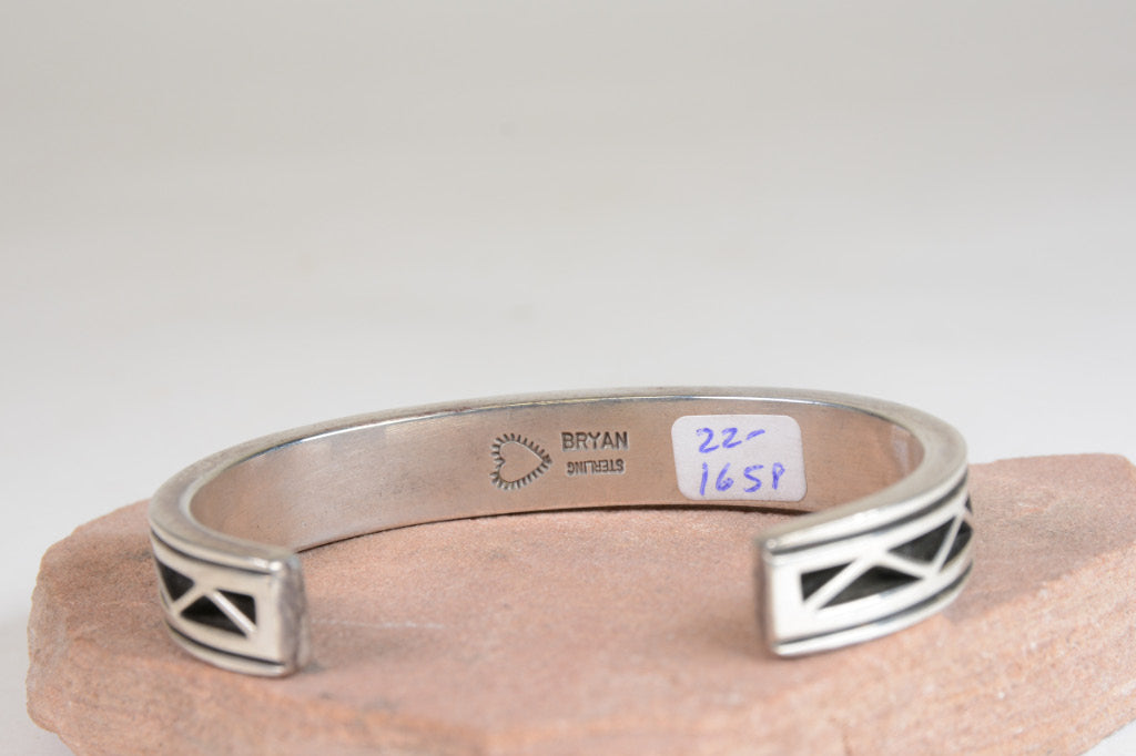 Heavy Navajo Sterling Silver Cuff Bracelet