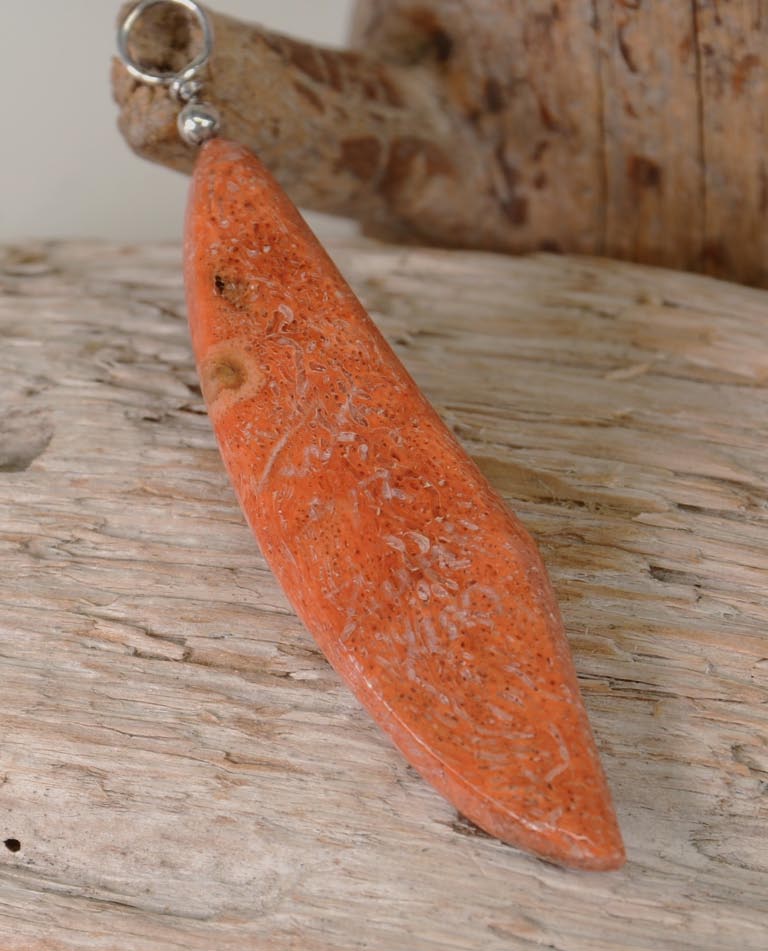 Maiden Shell Pendant with Inlaid Turquoise Todd Westika