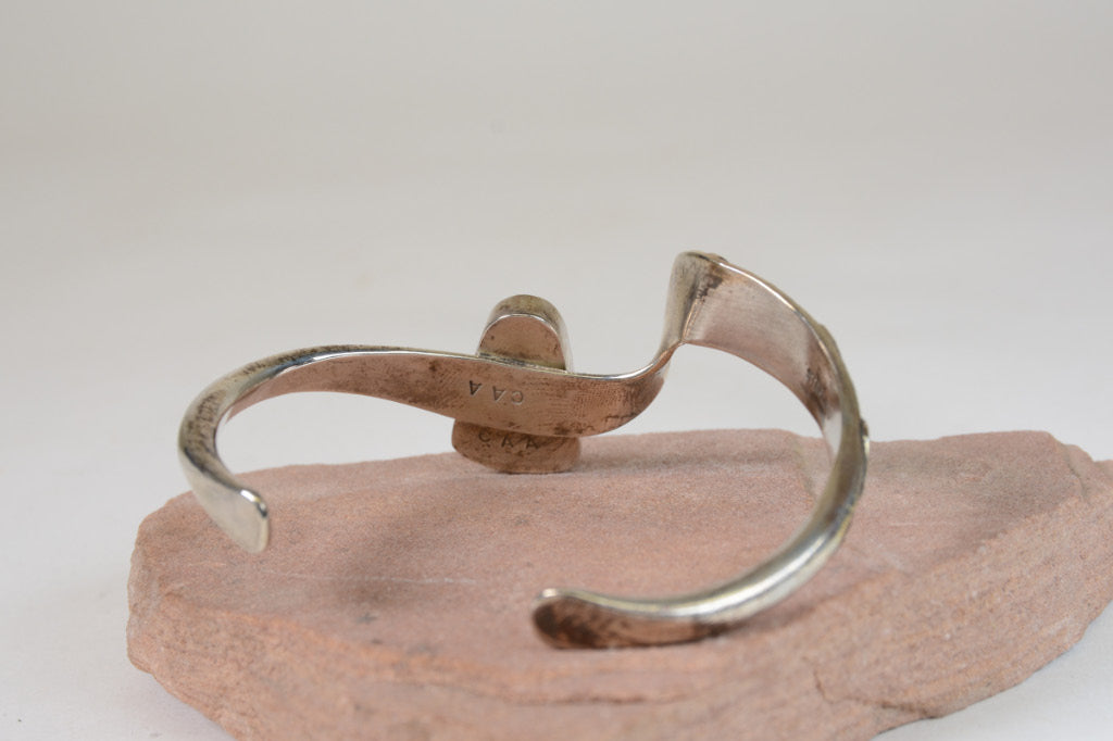 Navajo Sterling Silver and Turquoise Bracelet