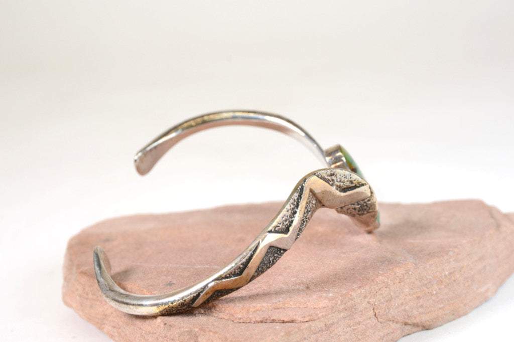 Navajo Sterling Silver and Turquoise Bracelet