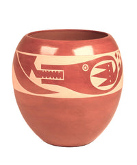 Santa Clara Pueblo Redware Pottery By Clara and Fidel Archuleta