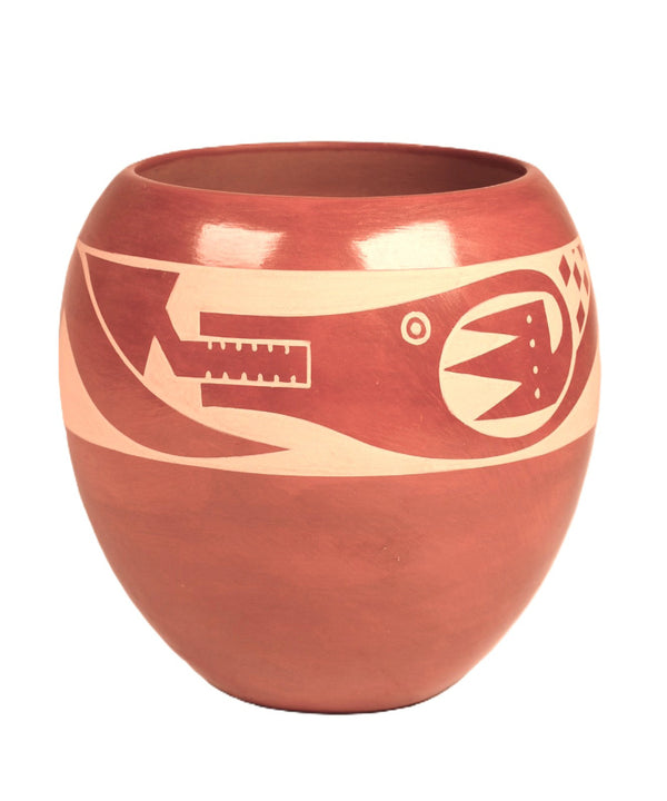 Santa Clara Pueblo Redware Pottery By Clara and Fidel Archuleta