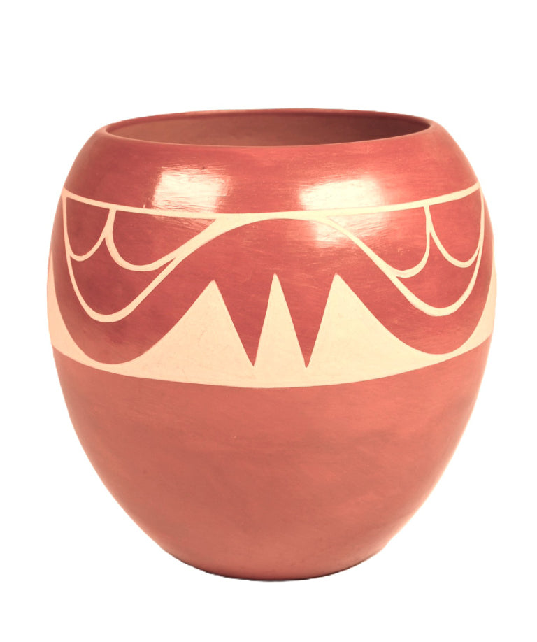Santa Clara Pueblo Redware Pottery By Clara and Fidel Archuleta