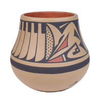 San Ildefonso Pueblo Pottery "Eagle Tail" By Cavan Gonzales