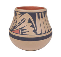 San Ildefonso Pueblo Pottery "Eagle Tail" By Cavan Gonzales
