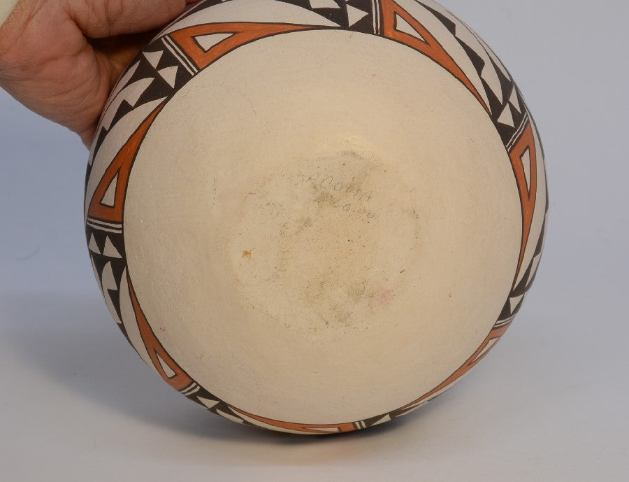 Acoma Pueblo Polychrome Pottery Bowl