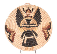 Hopi Pueblo Coiled Tray Basket