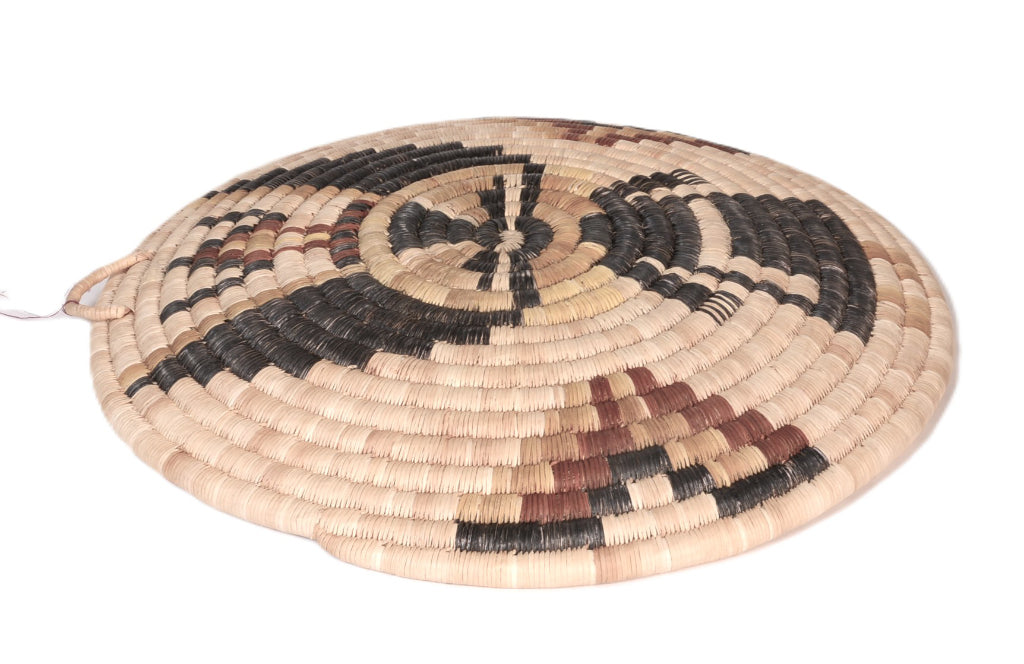 Hopi Pueblo Coiled Tray Basket
