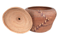 Thompson River Salish Basket with Lid