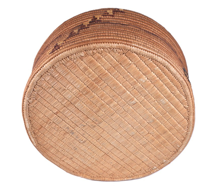 Thompson River Salish Basket with Lid