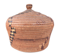 Thompson River Salish Basket with Lid