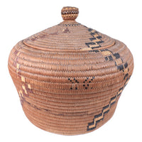 Thompson River Salish Basket with Lid