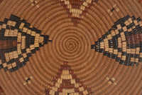 Handsome Antique Salish Basket Tray with Handles; Thompson River