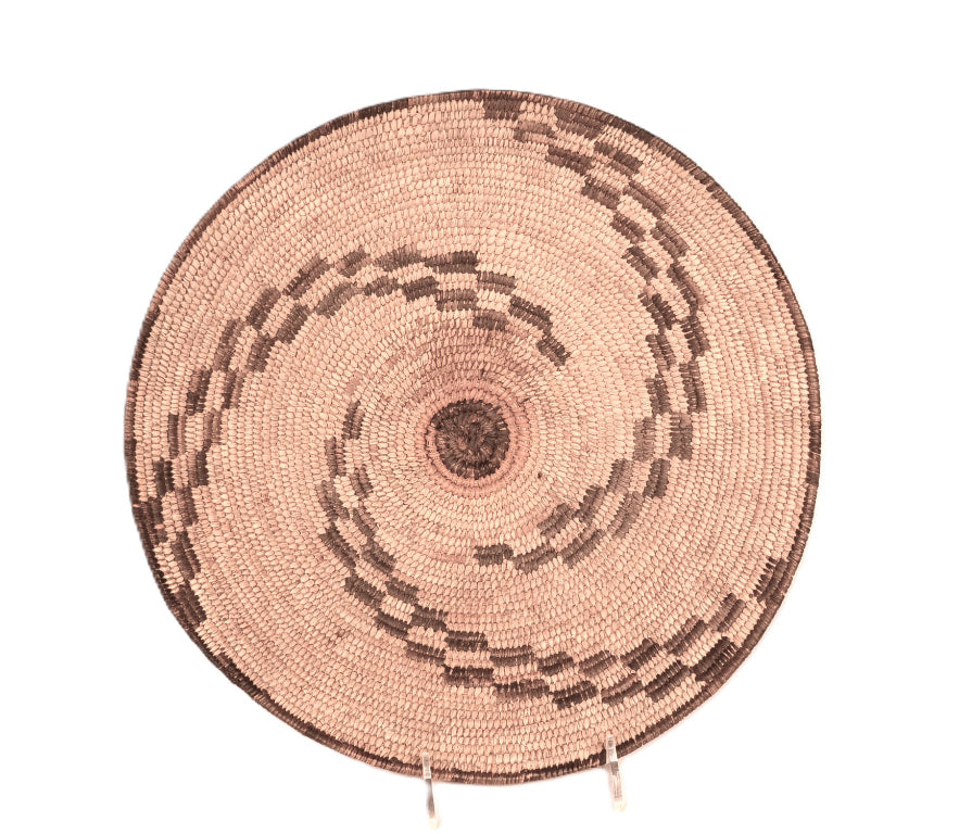 Early Papago Shallow Bowl/Winnowing Tray Basketry