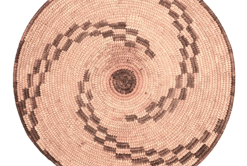 Early Papago Shallow Bowl/Winnowing Tray Basketry