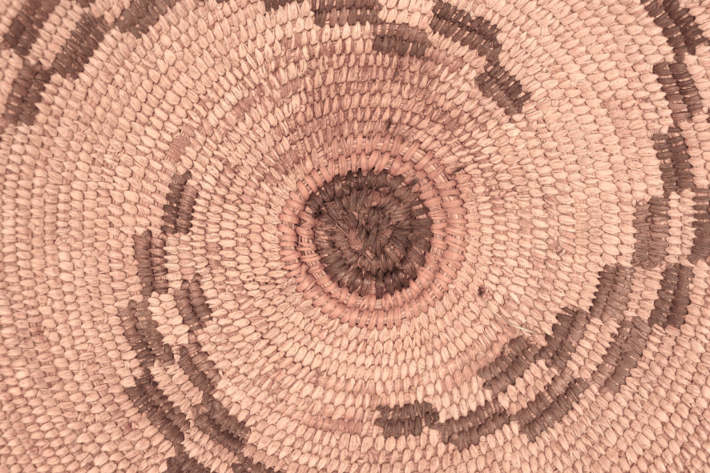 Early Papago Shallow Bowl/Winnowing Tray Basketry