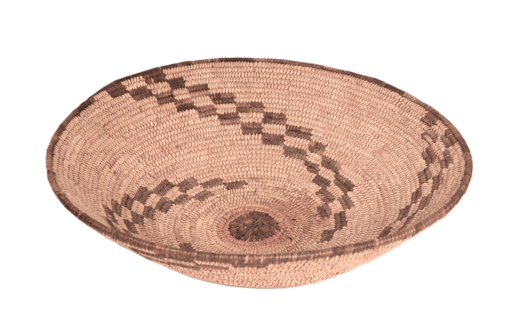 Early Papago Shallow Bowl/Winnowing Tray Basketry