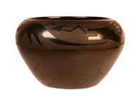 An Early Maria Martinez Black-on-Black Jar