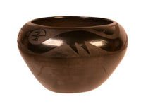 An Early Maria Martinez Black-on-Black Jar