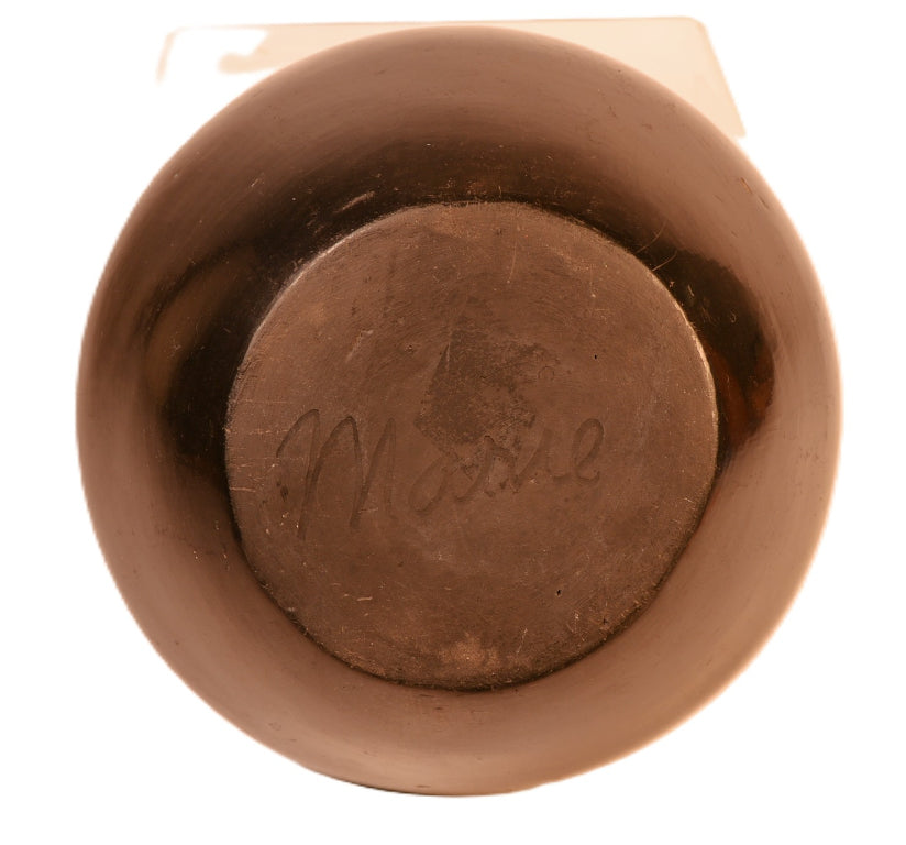 An Early Maria Martinez Black-on-Black Jar