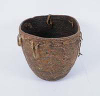Early Puget Sound Salish Coiled Cooking Basket