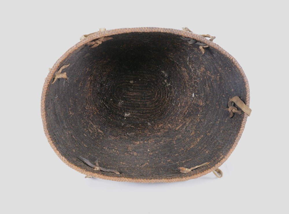 Early Puget Sound Salish Coiled Cooking Basket