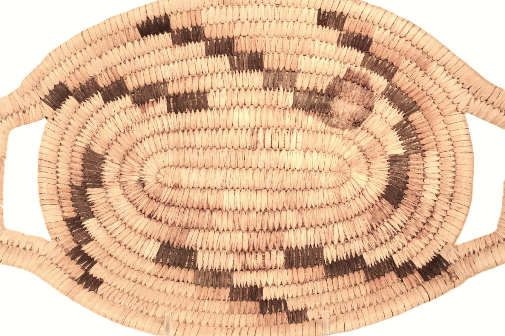 Papago Polychrome Oval Basket Tray