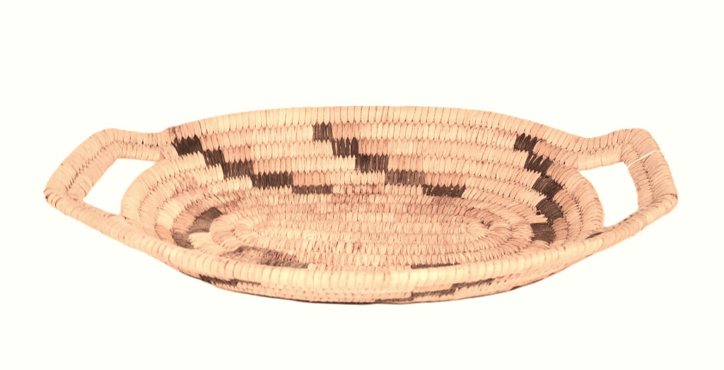 Papago Polychrome Oval Basket Tray