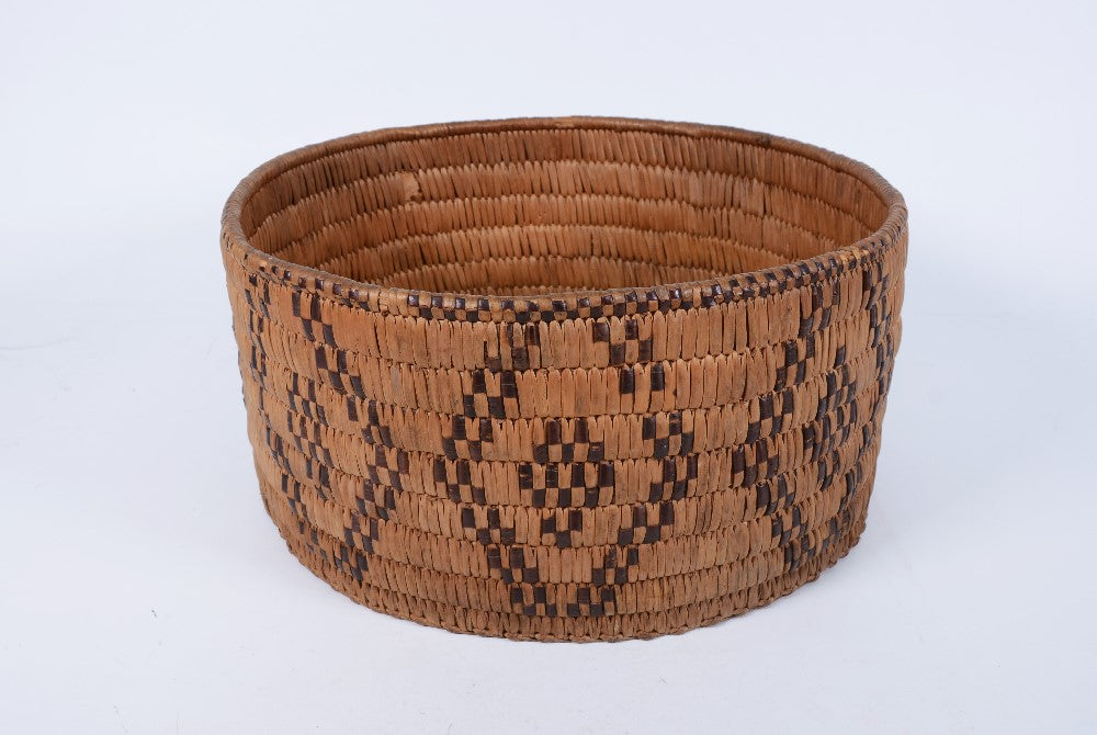 Antique Salish Rounded Basket; Thompson River