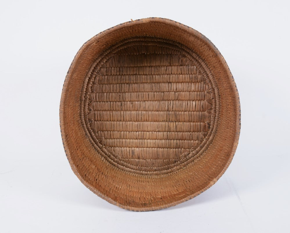 Antique Salish Rounded Basket; Thompson River