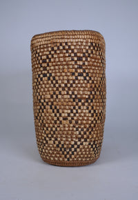 Puget Salish, Nisqually, Oval Burden Basket