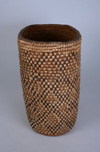 Puget Salish, Nisqually, Oval Burden Basket