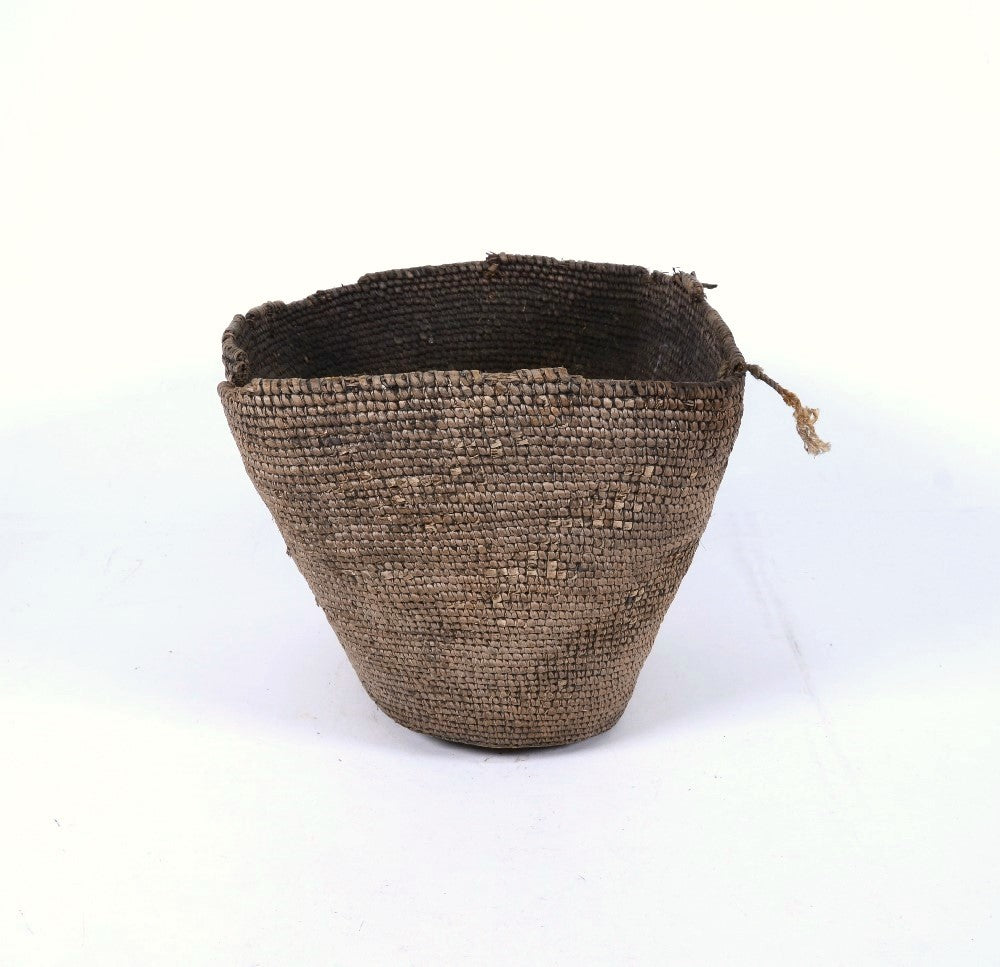Very Early Salish Basket Burden Basket