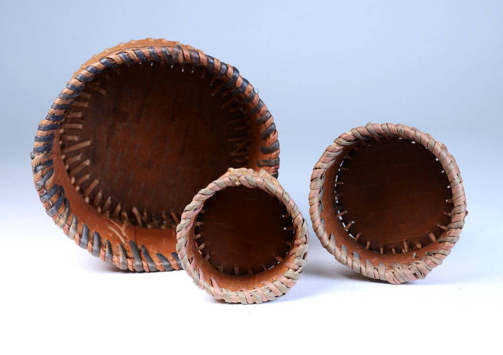 Cree Birch Bark Baskets