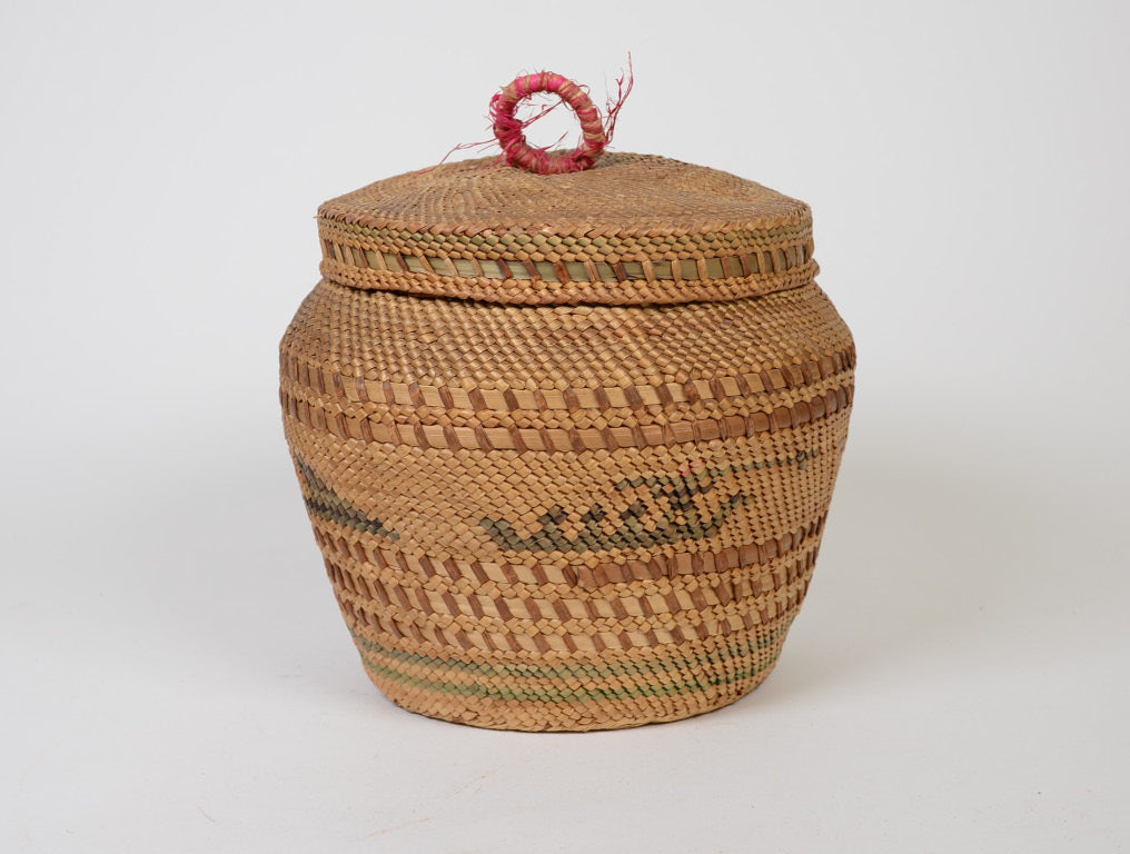 Larger Makah Basket - Whale Hunt