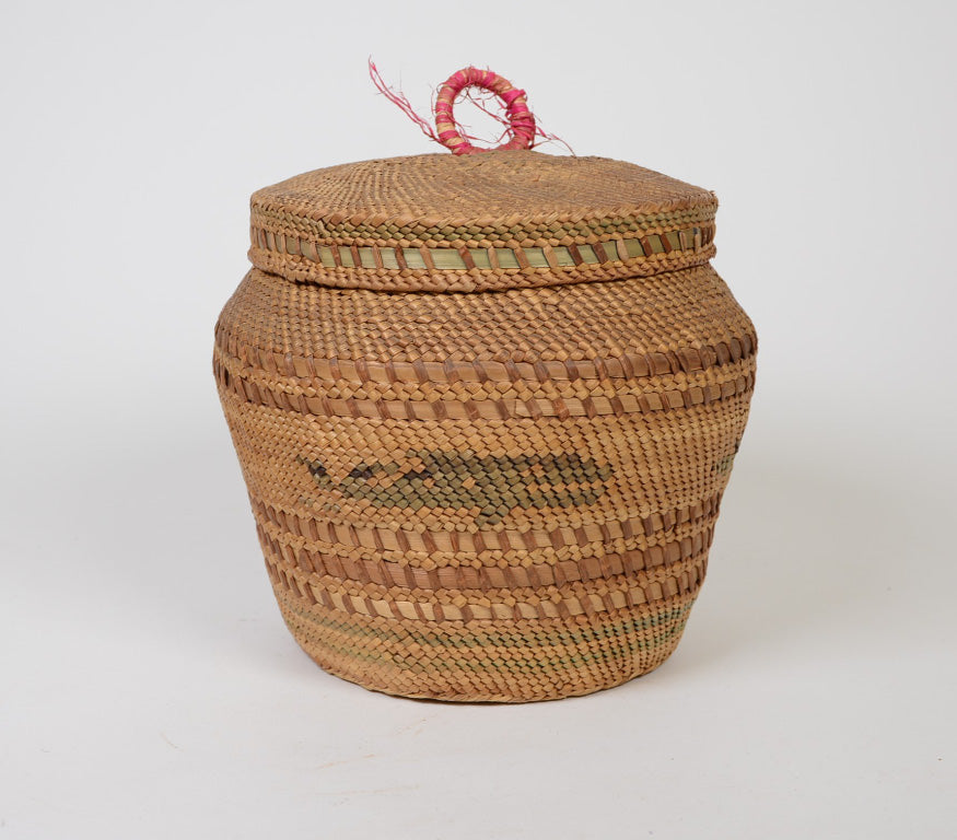 Larger Makah Basket - Whale Hunt