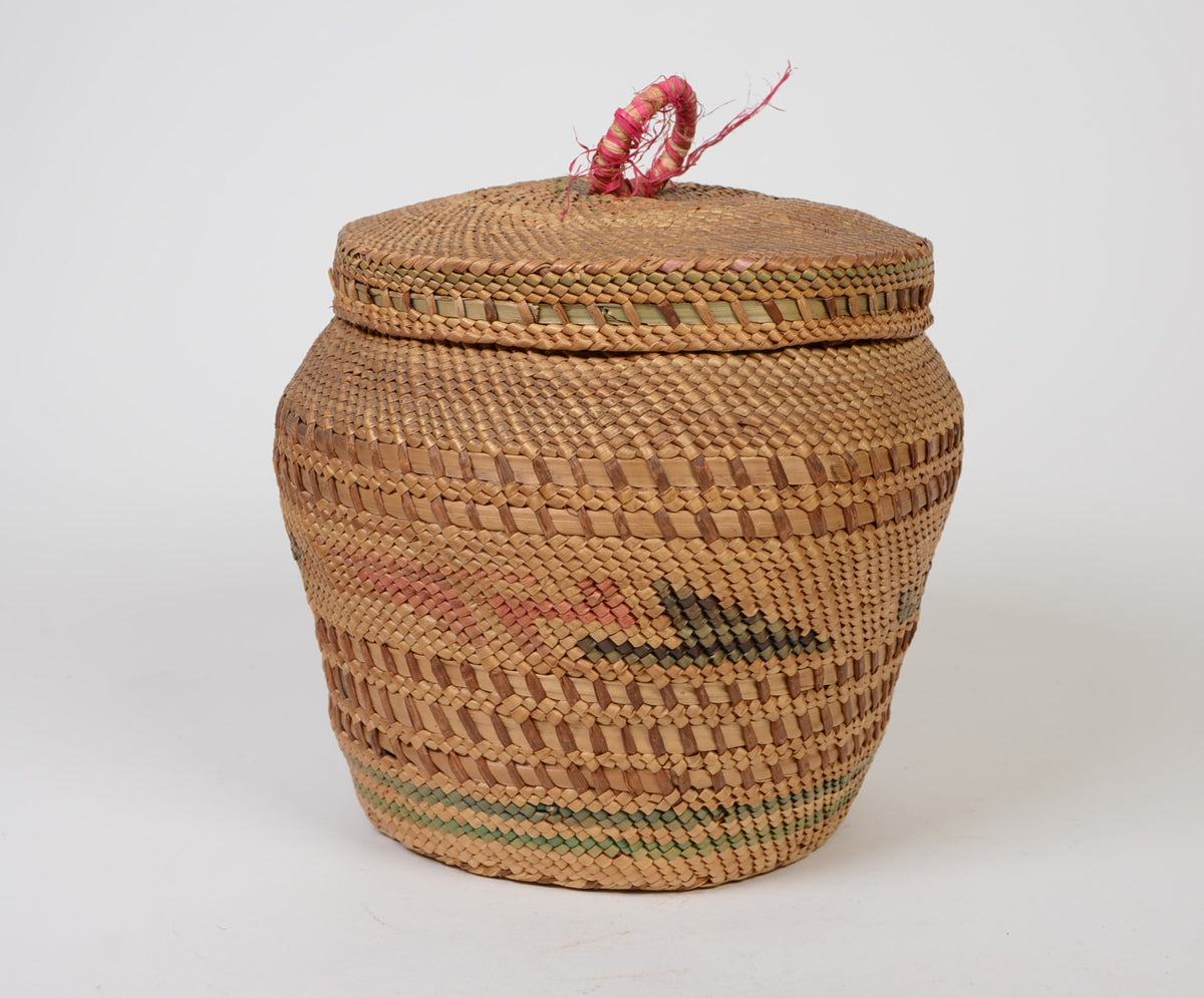 Larger Makah Basket - Whale Hunt