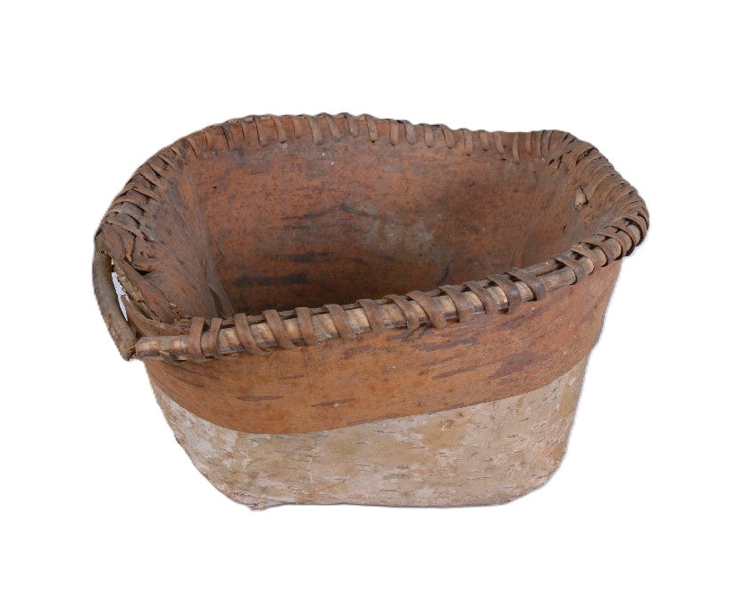 Athabascan Birch Bark Oval Basket