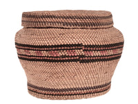 Antique Makah Lidded Basket