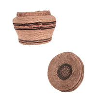 Antique Makah Lidded Basket