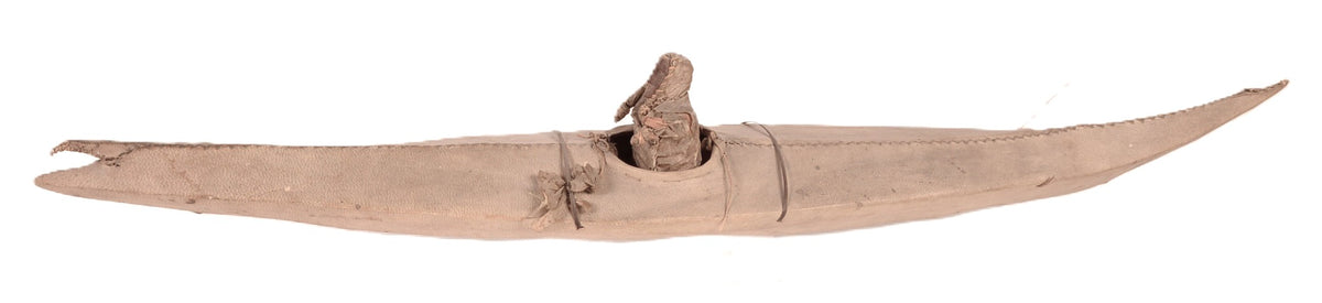 Eskimo Kayak with Figure