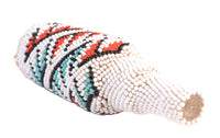 Paiute White Beaded Bottle Basketry