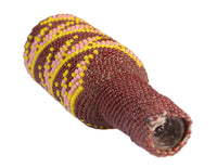 Paiute Brown Beaded Bottle Basketry