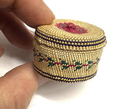 Miniature Makah Trinkit Basket with Lid