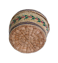 Miniature Makah Trinkit Basket with Lid