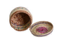 Miniature Makah Trinkit Basket with Lid