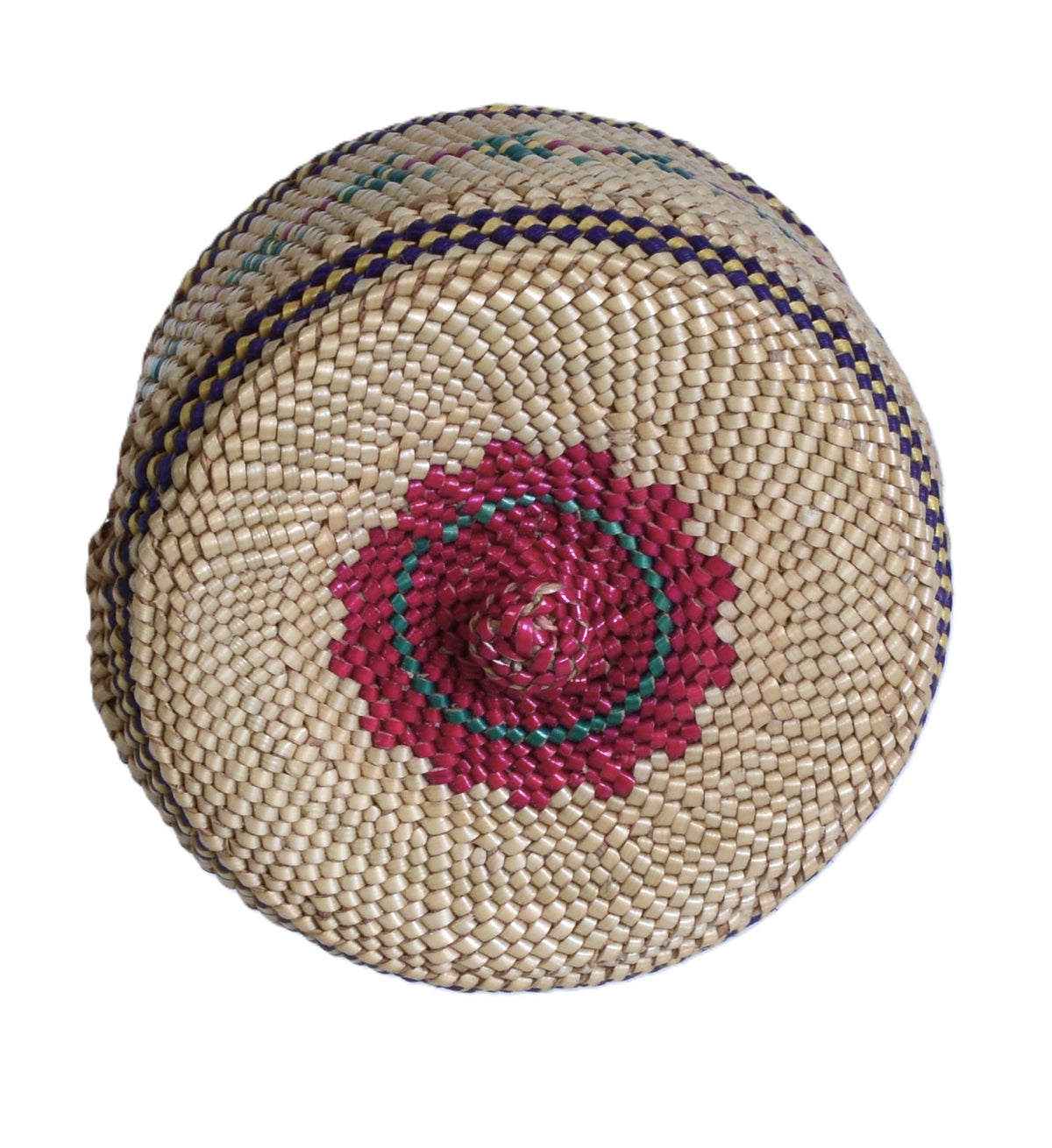 Miniature Makah Trinkit Basket with Lid