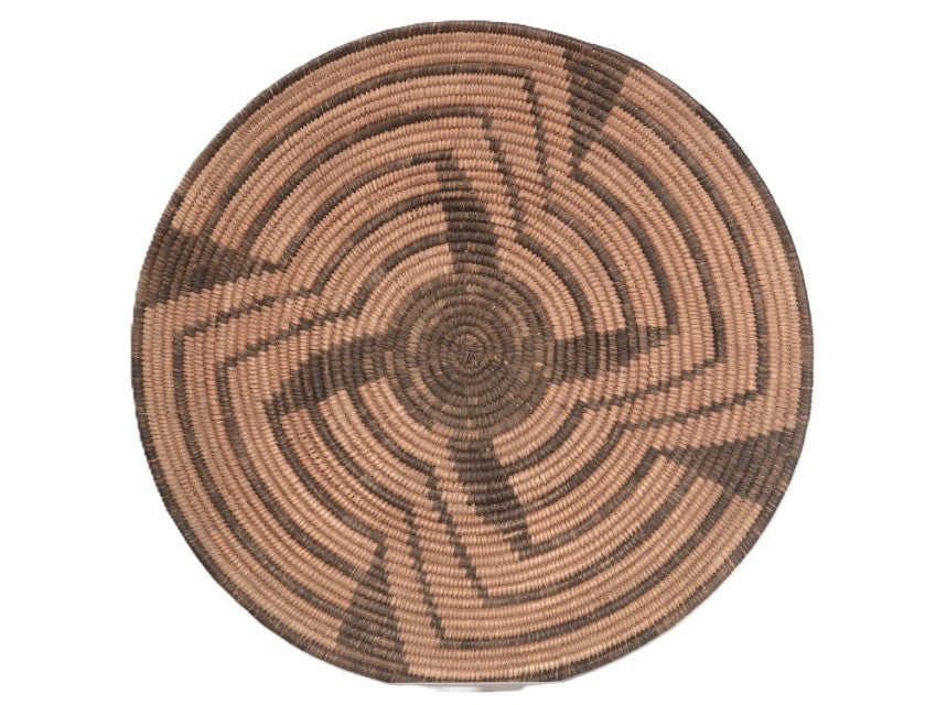 Early Pima Whirlwind Basketry Tray